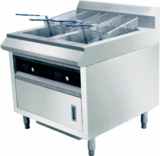 电磁双缸油炸炉